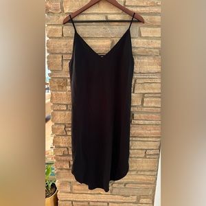 Gentle Fawn Black Slip Dress